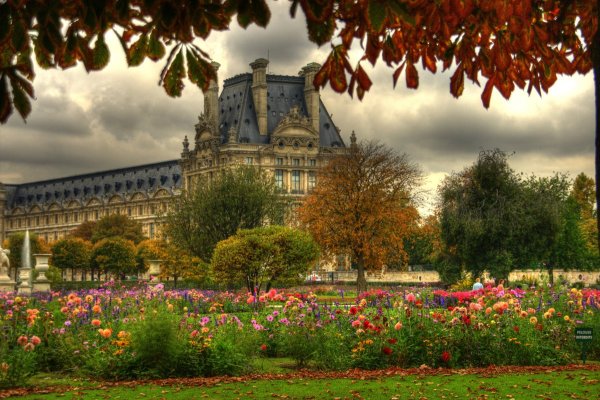 Сад Тюильри Франция