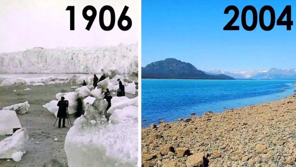 Глобальное потепление до и после