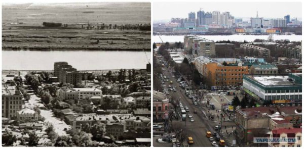 Город Хэйхэ Китай и Благовещенск