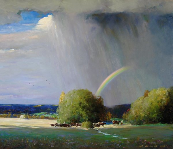 "Пейзаж с радугой" Роберт Данкансон