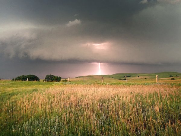 Июньская гроза в Крыму, природа
