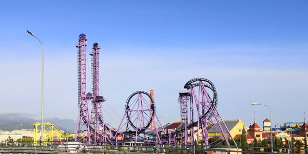 Сочи парк горка богатырь