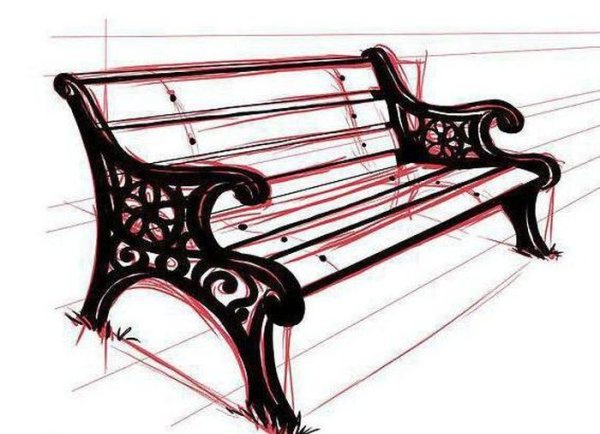 Скамейка для рисования