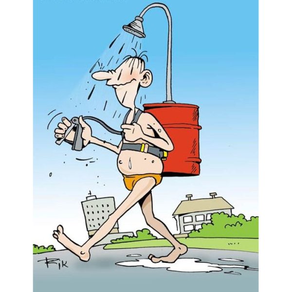 Карикатуры про лето