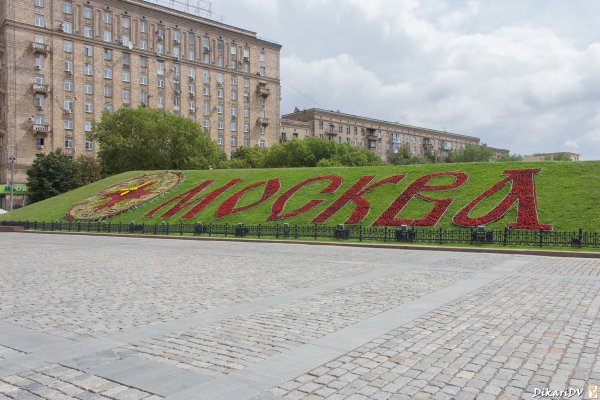 Цветочные часы парк Победы на Поклонной горе
