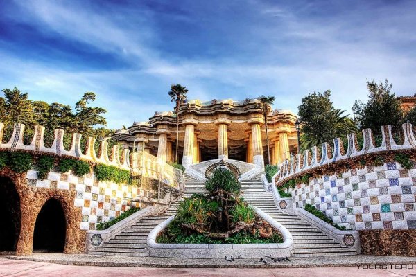 Испания архитектура Барселона парк Гауди