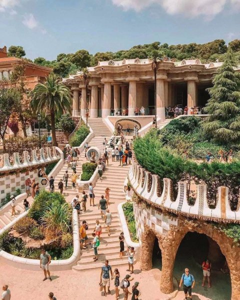 Испания парк Гауди