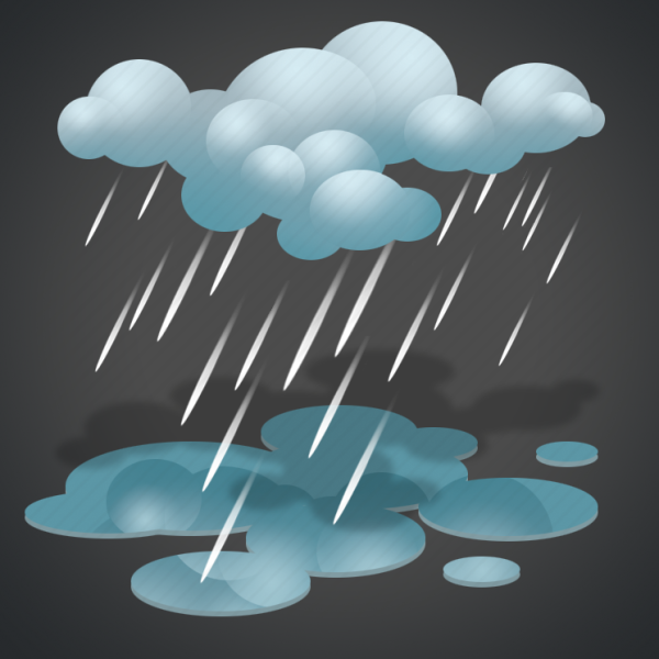 Дождь карточка для детей