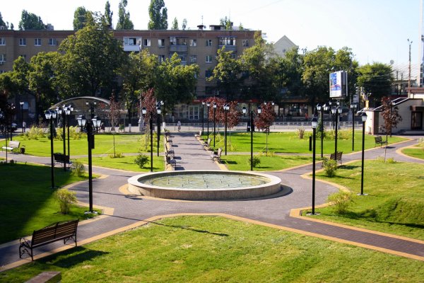 Сквер на Волжской Красноярск