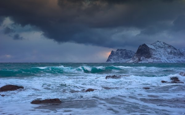 Берингово море шторм