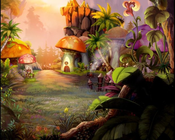 Фотообои сказочный мир