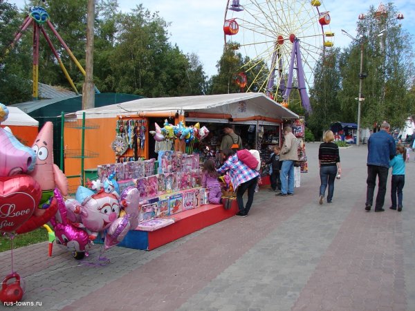 Парк аттракционов в Архангельске потешный