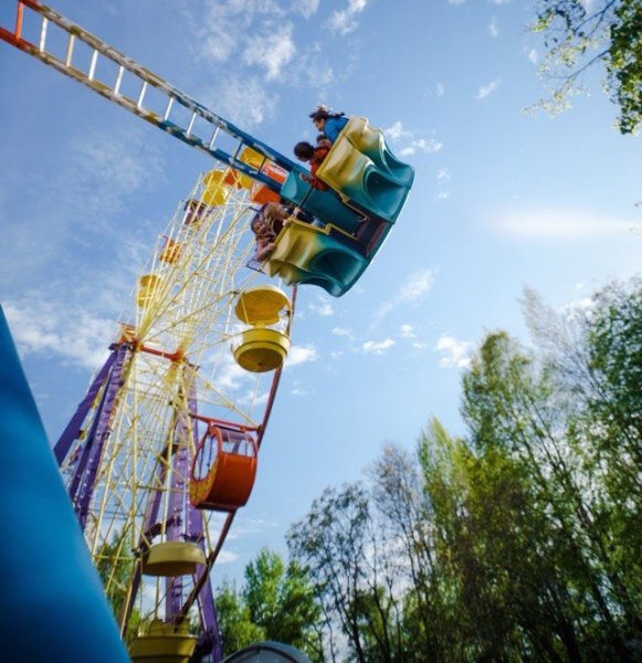 Парк аттракционов в Архангельске потешный