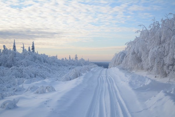 Урал зимой Пермский край