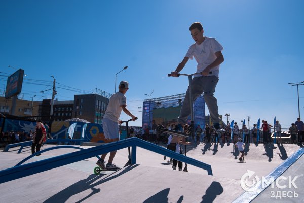 Скейт парк в Омске