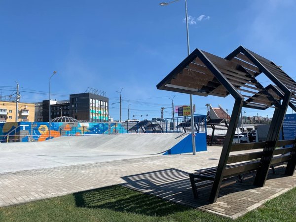 Скейтпарк в Омске