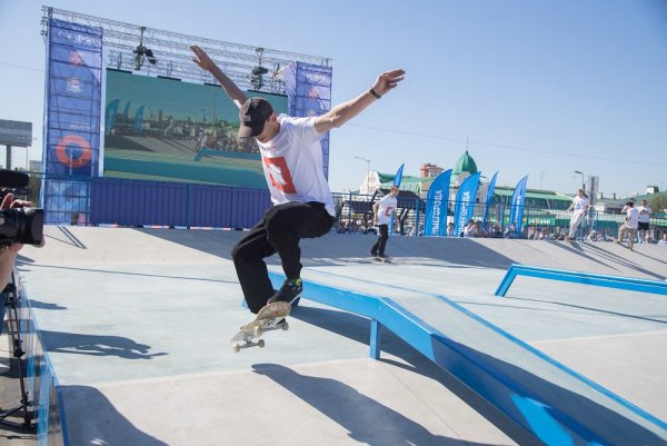 Скейт парк на Бударина Омск