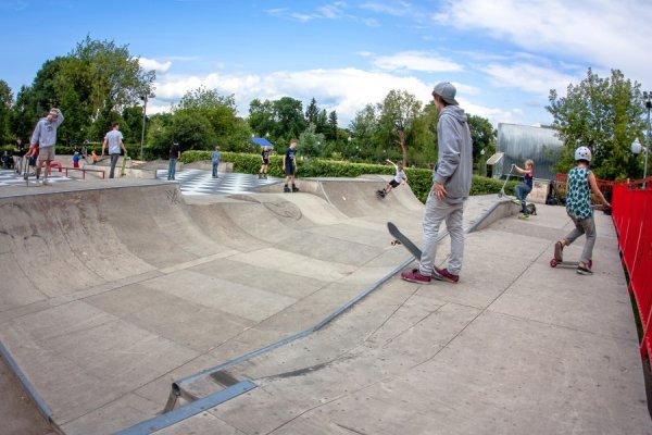 Скейтпарк в парке Горького