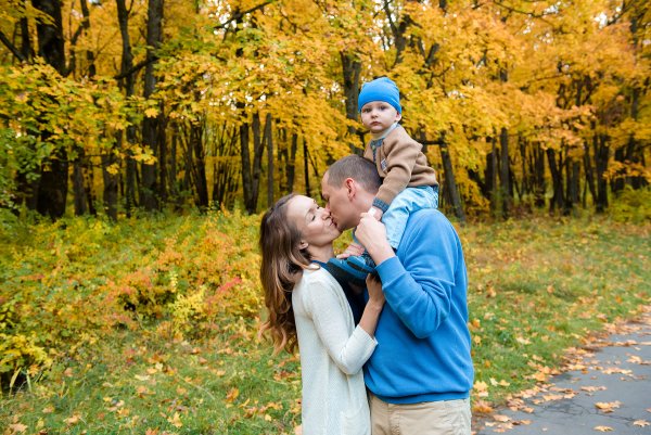 Прогулка в осеннем парке