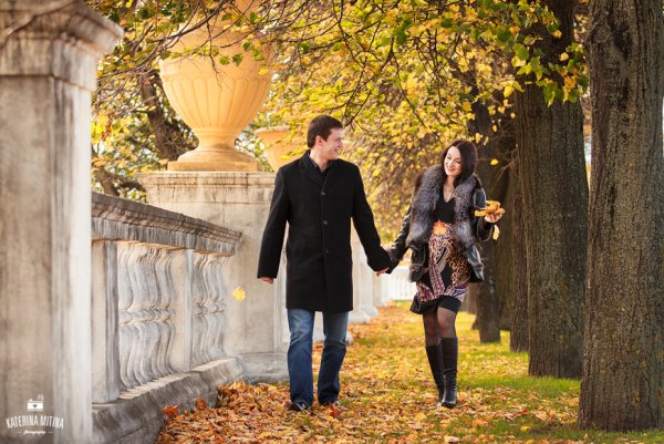 Прогулка в осеннем парке