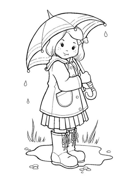 Облако раскраска