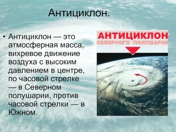 Циклон и антициклон