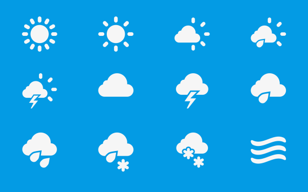 Погодные пиктограммы
