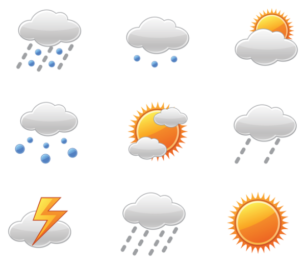 Погодные пиктограммы