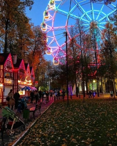 Горьковский парк города Пермь