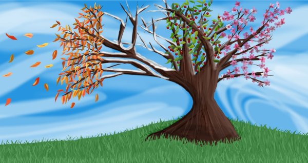 Дерево сезонов Весна