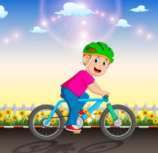 Увлечения катание на велосипеде