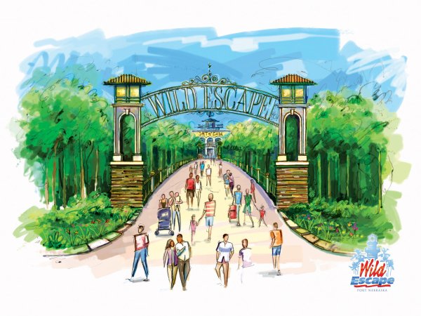 Парк детский рисунок