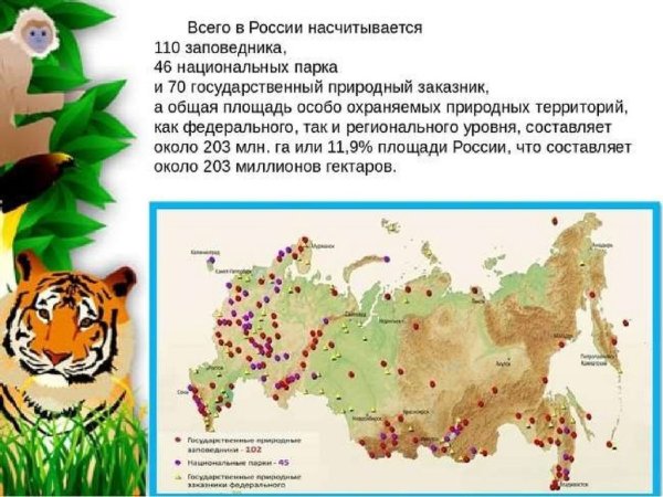 Заповедников и национальных парков России