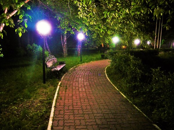 Тамбов фонари парк