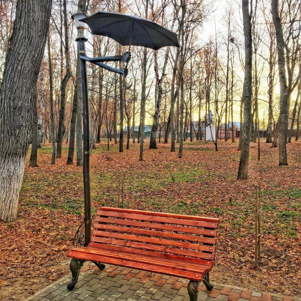 Калининград парк лавочки