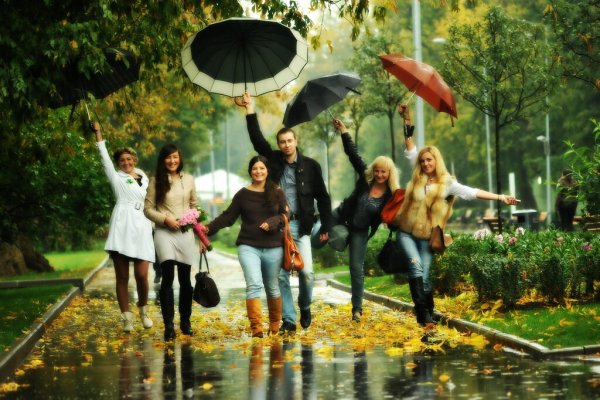 Друзья на прогулке