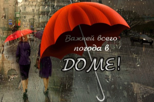 Главнее всего погода в доме