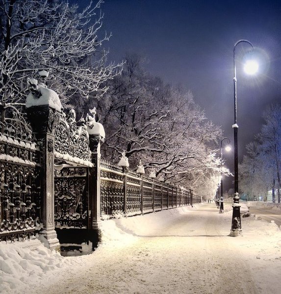 Зимний город