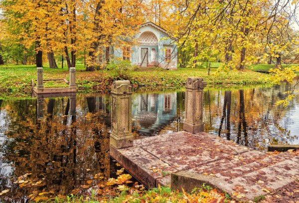 Александровский парк Царское село осень