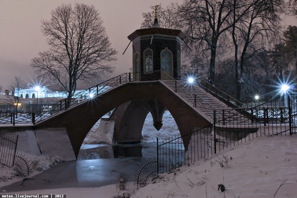 Александровский парк Санкт-Петербург зима