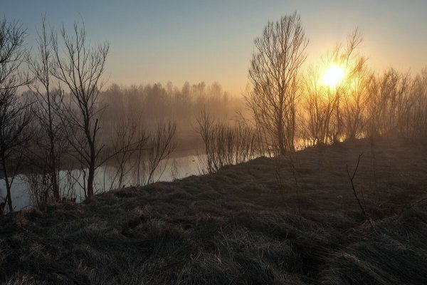 Апрельский Солнечный рассвет
