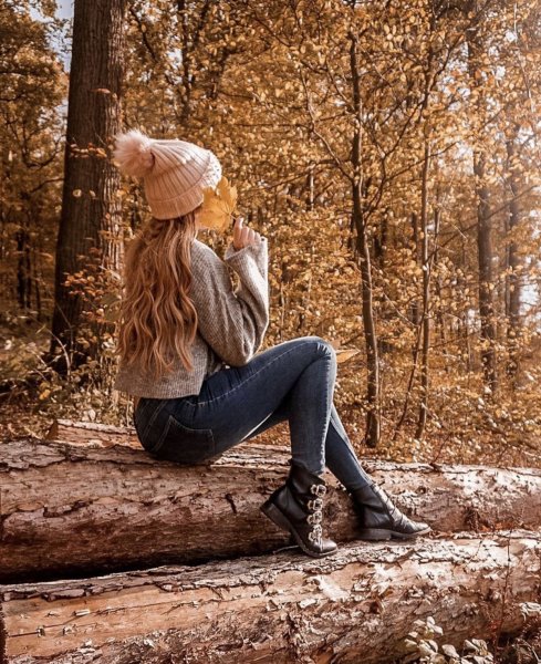 Блондинка осень