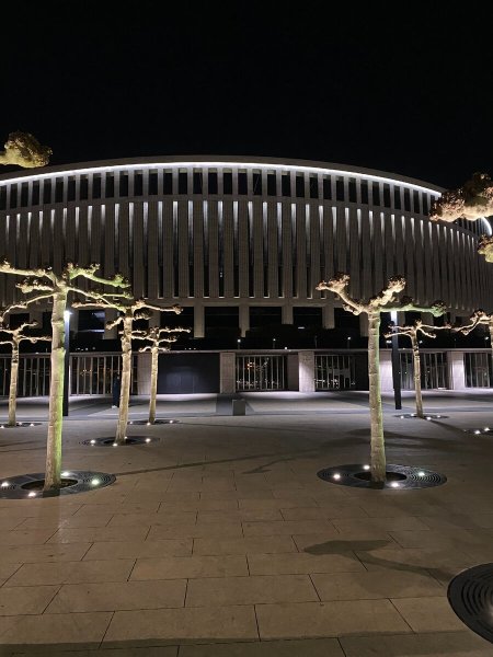 Парк Галицкого в Краснодаре ночью