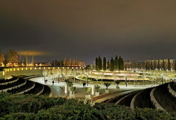 Парк Галицкого в Краснодаре осень