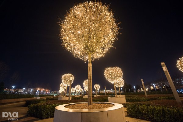 Новогодний парк Галицкого в Краснодаре