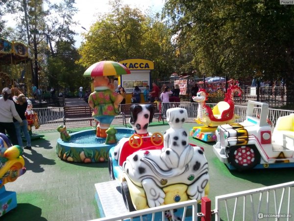 Карусели в Новокузнецке парк Гагарина