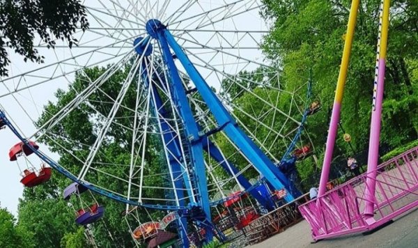 Парк Гагарина Новокузнецк аттракционы