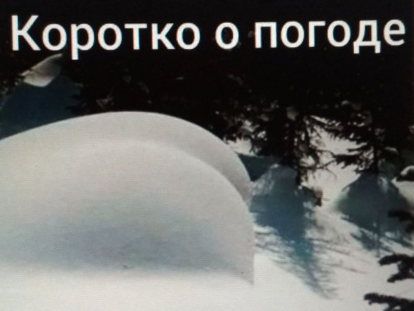 Коротко о погоде