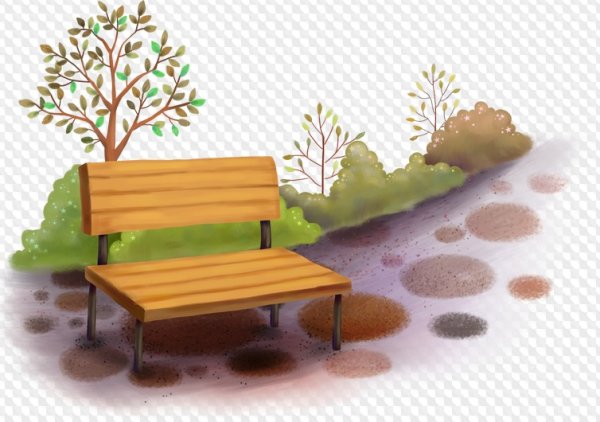 Скамейка иллюстрация