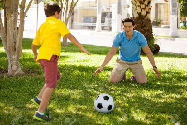 Футбол с родителями
